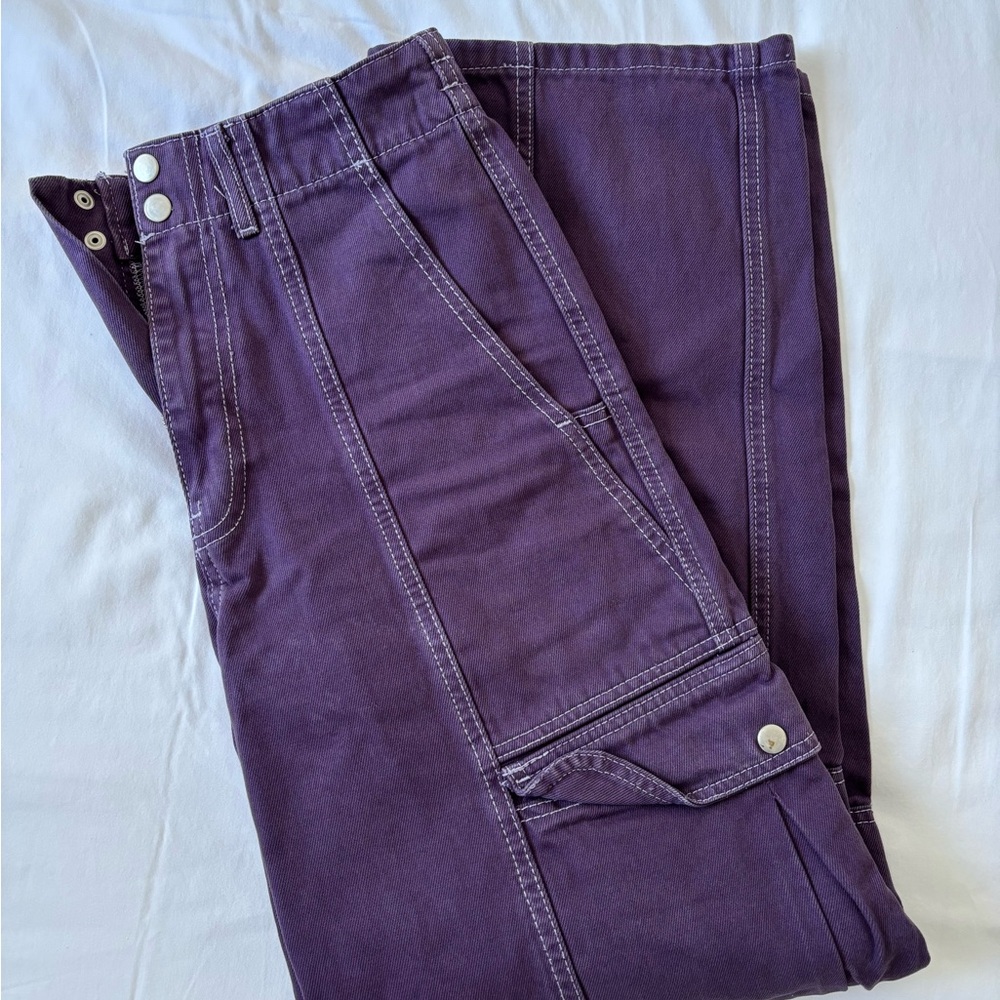 BDG Purple Cargo Pants